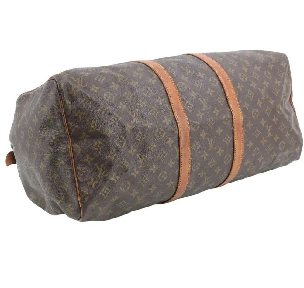 Authentic Louis Vuitton Keepall 55 Monogram Canvas Duffel Bag –Vintage - Picture 6 of 15